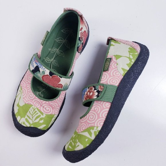 Keen Shoes - KEEN Harvest II Flower Swirl 5495-SWIR Mary Jane Rubber Flats Women’s Size 8.5